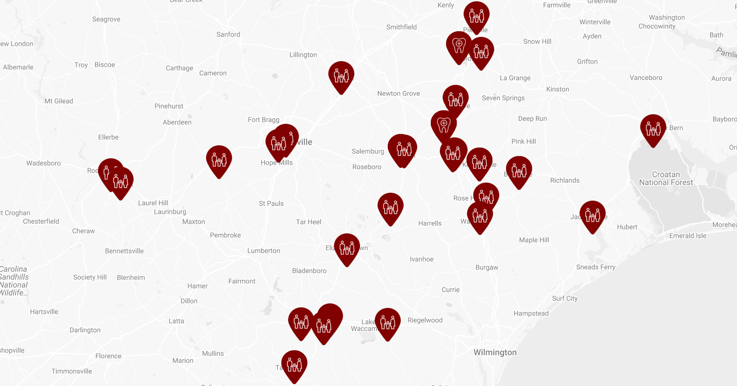Health Center Locations in Eastern NC Goshen Medical Center